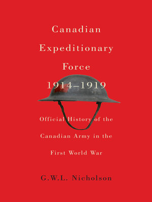 cover image of Canadian Expeditionary Force, 1914-1919